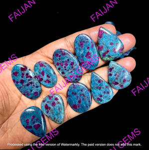Natural <b>Ruby</b> Kyanite Loose Stones All Mix Shapes Wire-Wrapped for Jewelry Making Third Party Certified Customizable Sizes FAIJAN - Product Image 2