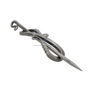 Pince à cheveux viking viking personnalisée médiévale forgeron personnalisé fait bâton de cheveux collections torsadées forgé de haute qualité - Product Image 5