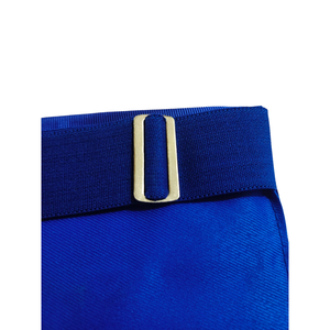 Delantal Masónico de Lujo para Logia Azul, Bordado, Regalia Ceremonial Masónica, Cinturón Ajustable, Conjunto de Delantal para Oficial - Product Image 4