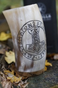 แก้วช็อตทรงแตรเกมออฟโธรนส์ แก้วช็อตทรงแตรนักรบสไตล์เรสติก แก้วปาร์ตี้ แก้วตกแต่งสำหรับดื่มเบียร์ วิสกี้ ไวน์ สำหรับคนรักเครื่องดื่ม - Product Image 3