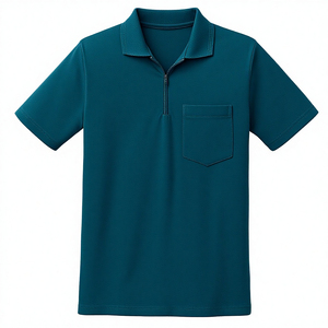 เสื้อโปโลผ้าฝ้ายสั่งทำพิเศษ MOQ ต่ำ ขายส่ง สไตล์ลำลอง สำหรับผู้ใหญ่ ใส่สบายในฤดูร้อน น้ำหนักเบา ระบายอากาศได้ดี เสื้อเปล่าไม่มีลาย - Product Image 1