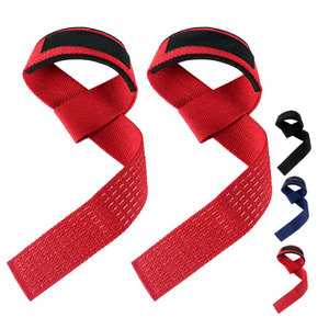 Custom Logo Adjustable Lightweight 100% Wool Non-Slip Buckle <b>Wrist</b> <b>Straps</b> for Weightlifting Bodybuilding Powerlifting Strength - Product Image 1