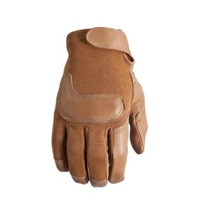 Gants tactiques à doigts rigides, compatibles écran tactile, durables, robustes, paume en cuir renforcé, résistants aux perforations, anti- - Product Image 6