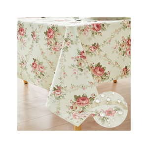 Premium Hosting 100% Cotton Floral Embroidered Bohemian 60x120 GSM 180 Handmade In India GOTS Certified <b>Table</b> Cloth MOQ Friendly - Product Image 1