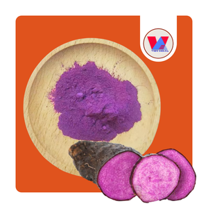 Poudre d'Ube Premium disponible, 100% pure, extrait d'igname violette lyophilisée, farine végétale durable pour boissons et pâtisseries végétaliennes - Product Image 1