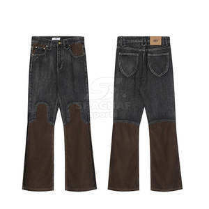 กางเกงยีนส์ทรงสลิมฟิต ดีไซน์หรูหรา สำหรับลุคสมาร์ทแคชชวล พร้อมการตกแต่งระดับพรีเมียม กางเกงยีนส์ผู้ชายแบบฟอก - Product Image 6