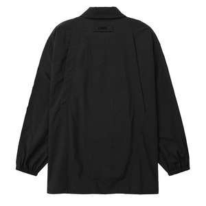 Veste coupe-vent légère en nylon recyclé Ripstop pour homme, avec boutons-pression, pour activités de plein air, fabricant OEM sur mesure - Product Image 2