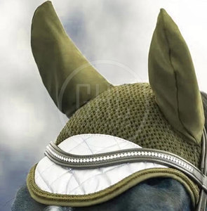 Outdoor Riding Horse Ear <b>Bonnet</b> High Quality Mesh Quick Dry for Training Comfort Daily Wear - Product Image 4