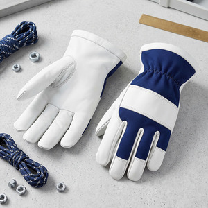 Wholesale Goat Grain Leather Assembly <b>Gloves</b> Heavy Duty Industrial Safety Hand Protection Household Gardening <b>Gloves</b> - Product Image 5