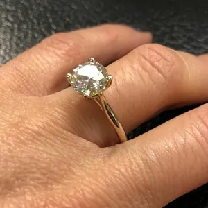 Pulsera de tenis de lujo con diamantes de moissanita, plata de ley 925, estilo hip hop, joyería de alta calidad, regalo brillante - Product Image 3