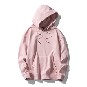 Sudadera con Capucha Oversize para Hombre, Forro Sólido Ecológico, Algodón Suave, Felpa Francesa, con Cordón Ajustable y Bolsillo Canguro - Product Image 3