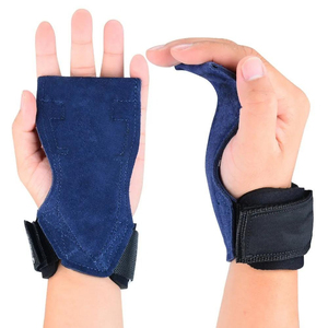 Crochets de musculation en caoutchouc violet personnalisés avec support antidérapant pour les poignets et sangles de levage robustes pour les exercices de traction - Product Image 6