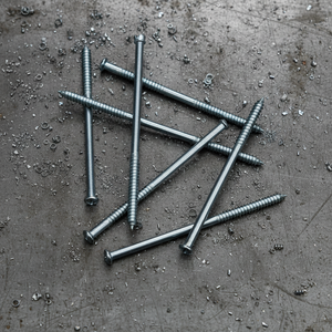 High Torque Colored Hex Head Roofing Fasteners - Class 4.8 Grade Zinc Coated Wood/Metal Bonded <b>Screws</b> - Product Image 1