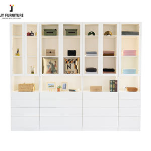 Armoire de chambre autoportante de style européen personnalisée JY Project, en MDF, avec tringle de suspension, placard en bois, Vietnam - Product Image 4