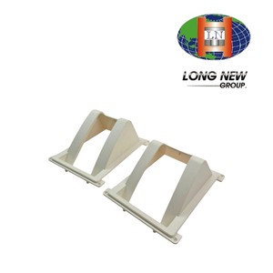 ฝาครอบช่องระบายอากาศพลาสติกแบบกำหนดเอง LONGNEW |   หน้าแปลนระบายอากาศติดผนัง OEM PC/ABS/PP สีเบจ ผลิตในไต้หวัน - Product Image 5