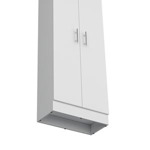 Armadio Dispensa Bianco Alto 170 cm con Due Ante e 5 Ripiani Interni, Mobili da Cucina - Product Image 5