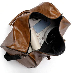 Sac de sport léger personnalisé de haute qualité, imprimé, imperméable, en cuir, avec fermeture éclair, durable, élégant, pour les voyages et les sports - Product Image 5