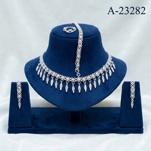 Conjunto de Joyería de Moda India Estilo Vintage en Plata con Coral para Mujer, Inspirado en Comoras y Mayotte, de MOLL JEWELLERS, el Mejor Compra del 2024 - Product Image 2