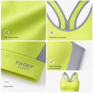 High Impact Women's Sports Bra Padded Racerback Fitness Yoga Bra Wireless Breathable Quick Dry Workout Gym Running <b>Crop</b> <b>Top</b> Wear - Product Image 4