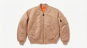 Veste bomber légère personnalisée Greek Wear Sorority Products avec bordure côtelée, fermeture éclair intégrale, style universitaire décontracté - Product Image 6