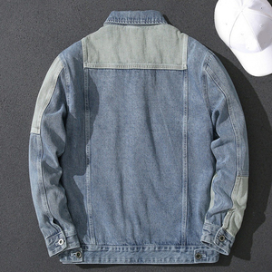 Veste en jean pour homme de qualité supérieure, vente en gros, veste en denim de couleur unie personnalisée, fabricant d'exportation au Pakistan, vêtements - Product Image 3