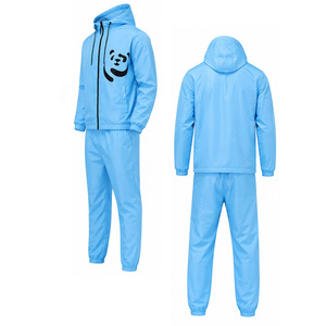 Conjunto de Chaqueta y Pantalones Deportivos Personalizados para Hombre, de Poliéster, Transpirables, para Entrenamiento, Running, Venta al Por Mayor, OEM, Ropa Deportiva - Product Image 5