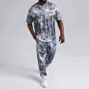 Ensembles de survêtements d'été à motifs unis pour hommes – Vente en gros – Offres spéciales - Product Image 2