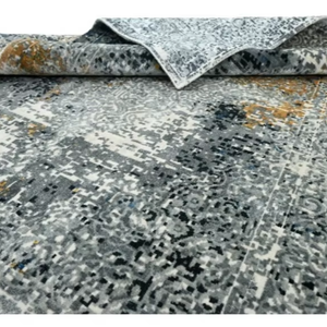 Tapis imprimé à la main abstrait pour salle à manger, exclusif pour maisons de designers, hôtels de charme, décoration intérieure à bas prix par l'exportateur - Product Image 1