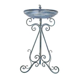 Décoration paysagère, station d'eau pour oiseaux, abreuvoir pour oiseaux, mangeoire pour oiseaux, bain pour oiseaux antique, décoration de jardin de ferme, support métallique - Product Image 1
