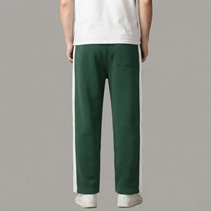 Pantalon de survêtement oversize 100 % coton écologique pour homme – Vêtement décontracté d'hiver confortable style hip-hop – Vente en gros de streetwear - Product Image 2