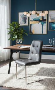 Silla de Restaurante Tapizada Más Vendida, Cojín de Tela Resistente, Estructura Metálica de Alta Resistencia, Muebles para Comedor, Cocina, Hotel y Banquetes - Product Image 3