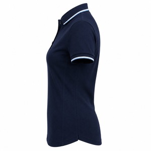 Polo à manches courtes pour femme de haute qualité, personnalisé, en coton, tendance, imprimé, avec logo décoratif, avec service OEM - Product Image 5