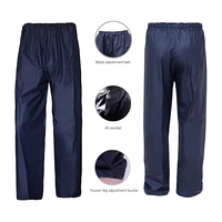 Combinaison de pluie PVC imperméable de haute qualité OEM / Veste et pantalon de pluie jaunes résistants et imperméables