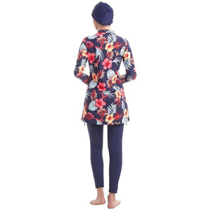 Wholesale <b>Modest</b> Active Gym Wear For Women Muslim Sports 2pcs <b>Set</b> Outdoor Running Hijab Sportswear Lightweight Breathable Quick - Product Image 4