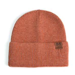 Custom Merino Wool Blend Rib Knit Cuffed Beanie <b>Hat</b> <b>Winter</b> Folded Style with Custom Logo for Men and Women Unisex Soft Beanie - Product Image 5