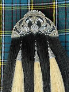 Pochette en fourrure véritable de haute qualité, prix d'usine, éperons en crin de cheval, accessoires traditionnels pour kilt avec matériaux de haute qualité, ceintures - Product Image 5