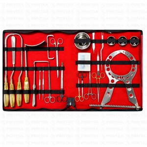 Ensemble d'instruments de chirurgie mammaire 24 pièces en acier inoxydable, stérilisés à haute température, PENTAX SURGICAL CE - Product Image 3