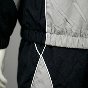 Mens Vintage Panel Tracksuit <b>Zip</b> <b>Up</b> <b>Jacket</b> Jogger Set Contrast Color Streetwear Training Sports Suit Custom Logo OEM - Product Image 3