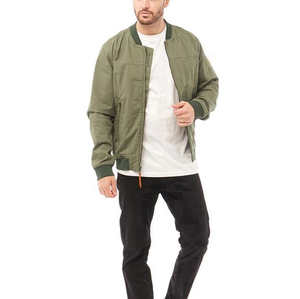 Rapid Sports Men's Winter Casual Bomber <b>Jacket</b>-Breathable Windproof Eco-Friendly Worsted Fabric <b>Zipper</b> Closure - Product Image 6