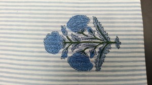 Tela de Algodón 100% Tejida a Mano con Estampado Artesanal, Textil Indio Ecológico, Transpirable, Ligero, Suave y Cómodo para el Hogar - Product Image 2