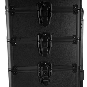Valigia per Trucco in Alluminio 4-in-1 con Manico Intercambiabile, Nera, Borse e Contenitori per Cosmetici - Product Image 6