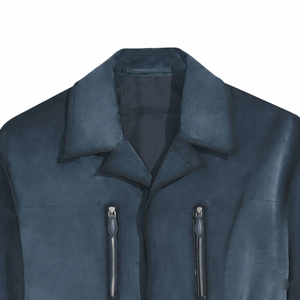 Blouson Bomber en Jean Délavé Vintage Décontracté Hiver 2026 pour Homme, Style Streetwear, en Toile de Coton Épaisse, Meilleure Vente - Product Image 3