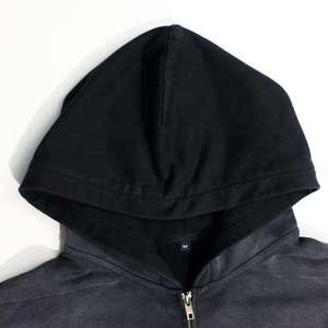 Sudadera con Capucha Premium de Algodón Pesado con Efecto Desgastado, Estilo Grunge Oversize con Costuras Resistentes para un Look Casual Urbano - Product Image 4