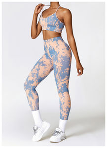 Ensemble de sport imprimé léopard : Soutien-gorge de sport et leggings froncés pour femme – Tenue de yoga et fitness 2026 Maanify - Product Image 3