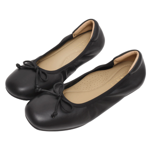 Ann'S Women Soft Leather Ballet Flats Bow Minimal Style Casual Flat Shoes - Product Image 3