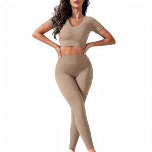 Ropa Deportiva STAR SPEED Personalizada de Alta Calidad en Nailon/Spandex Sólido, Talla Grande, Cintura Alta, Cuello Redondo, Elástica, de Secado Rápido - Product Image 1