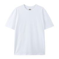 T-shirts unisexes de haute qualité en denim 100% coton, logo personnalisé, épais et lourds, pour hommes et femmes