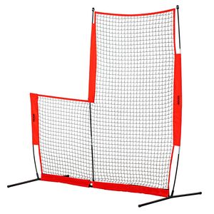 Gabbia da Battuta Portatile 7x7 piedi, Attrezzatura da Allenamento a L per Baseball e Softball, Schermo di Sicurezza per Auto e Protezione Corpo - Product Image 1