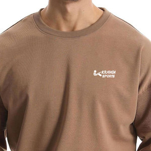 Nouveauté : Sweat-shirts pour hommes en coton uni teint, sweat-shirts légers de qualité supérieure - Product Image 4