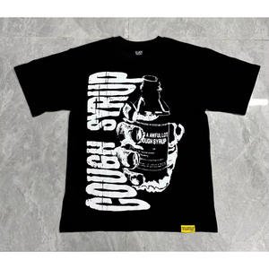 Camisetas de Algodón con Estampado Gráfico Personalizado, 100% Algodón, Estilo Urbano, Tallas Grandes, para Hombre y Mujer, OEM, ODM, Impresión por Serigrafía, Venta al Por Mayor - Product Image 2